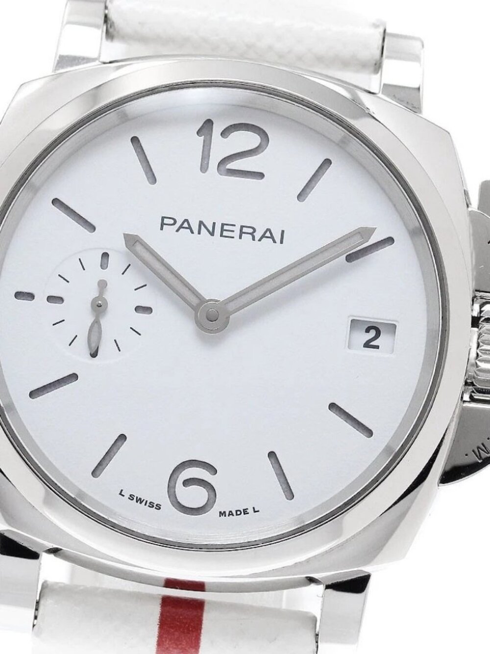 PANERAI Luminor Due Luna Rossa PAM01306 white Dial Automatic Men's Watch_965607